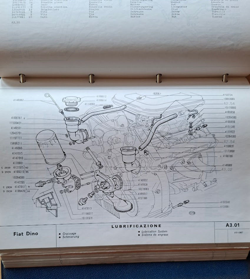 Ersatzteilkatalog Fiat Dino 2000