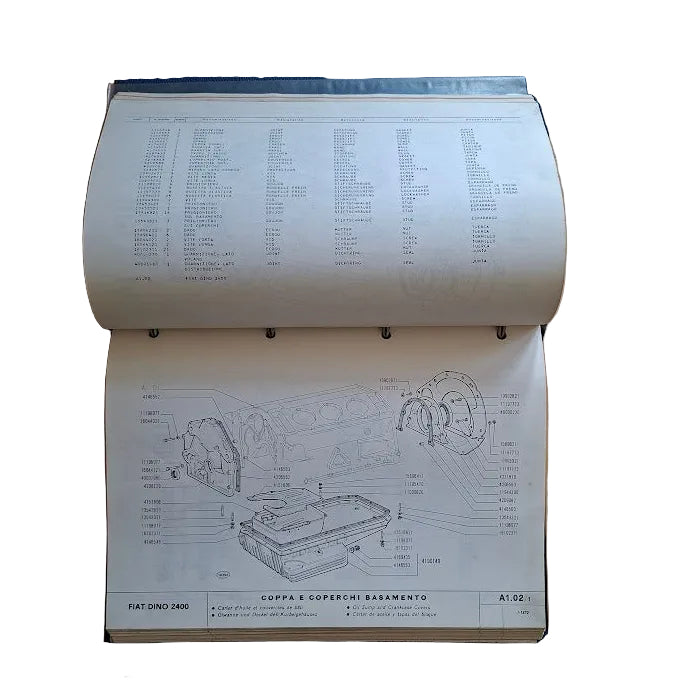 Ersatzteilkatalog Fiat Dino 2400