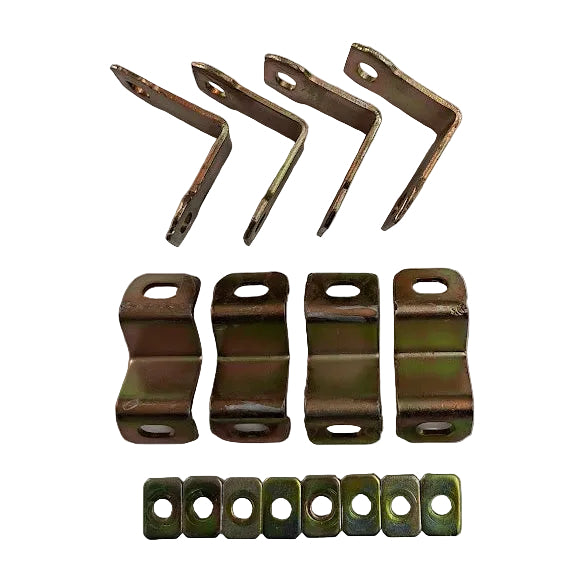 Satz Befestigungen für Silentbuchse Stabi Stabilisator hinten Fiat Dino 2400