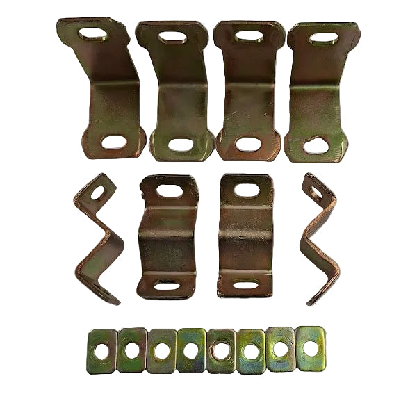 Satz Befestigungen für Silentbuchse Stabi Stabilisator hinten Fiat Dino 2400