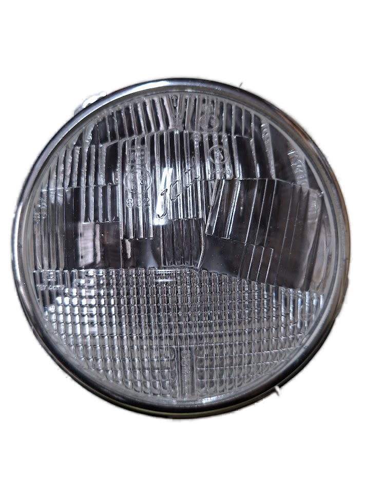 Scheinwerfer Abblendlicht mit Standlicht Fiat Dino, Original Carello, inkl. Lampentopf, Neuteile (NOS)