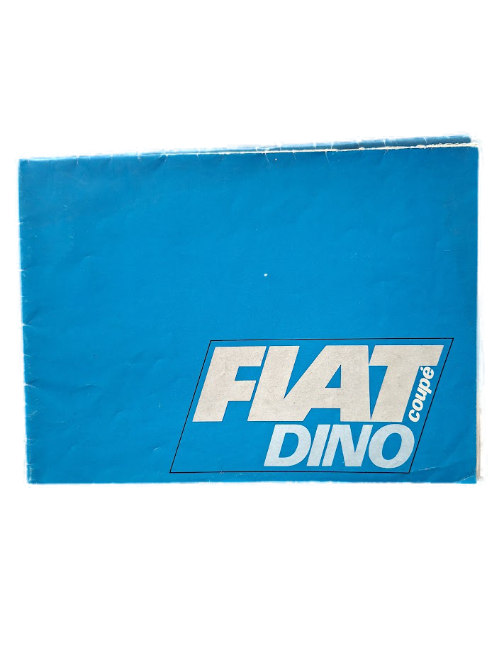 Prospekt Fiat Dino Coupe 2000, deutsch