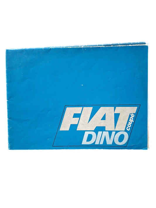 Prospekt Fiat Dino Coupe 2000, deutsch