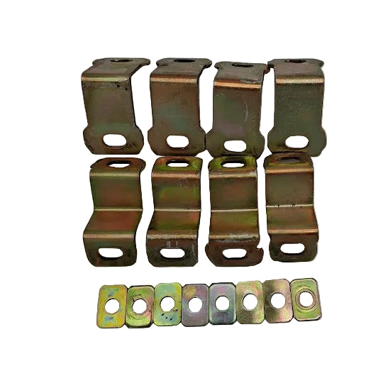 Satz Befestigungen für Silentbuchse Stabi Stabilisator hinten Fiat Dino 2400