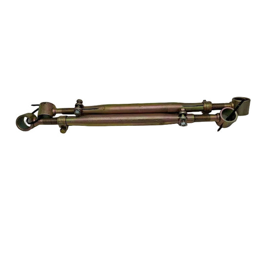 Querlenker hinten Fiat Dino 2400, kompletter Satz inkl. Originalschellen und Schrauben (Original Fiat). Gebrauchte Originalteile, aufbereitet, gelb verzinkt