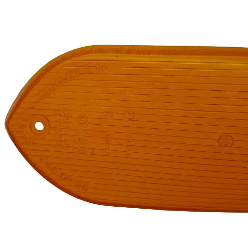 Blinkergläser Fiat Dino Spider (r&l), Carello, Orange, Neu
