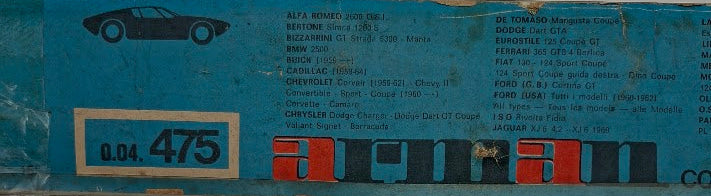 Scheibenwischerarm, Original Arman Co, Fiat Dino Coupe