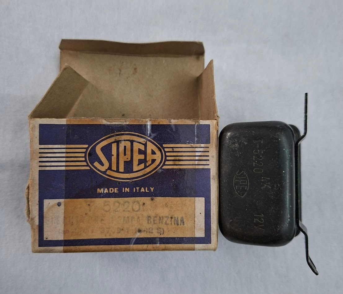 Benzinpumpenrelais, Neuteil (NOS), Fiat Dino, Sipea T-5220, in Originalverpackung