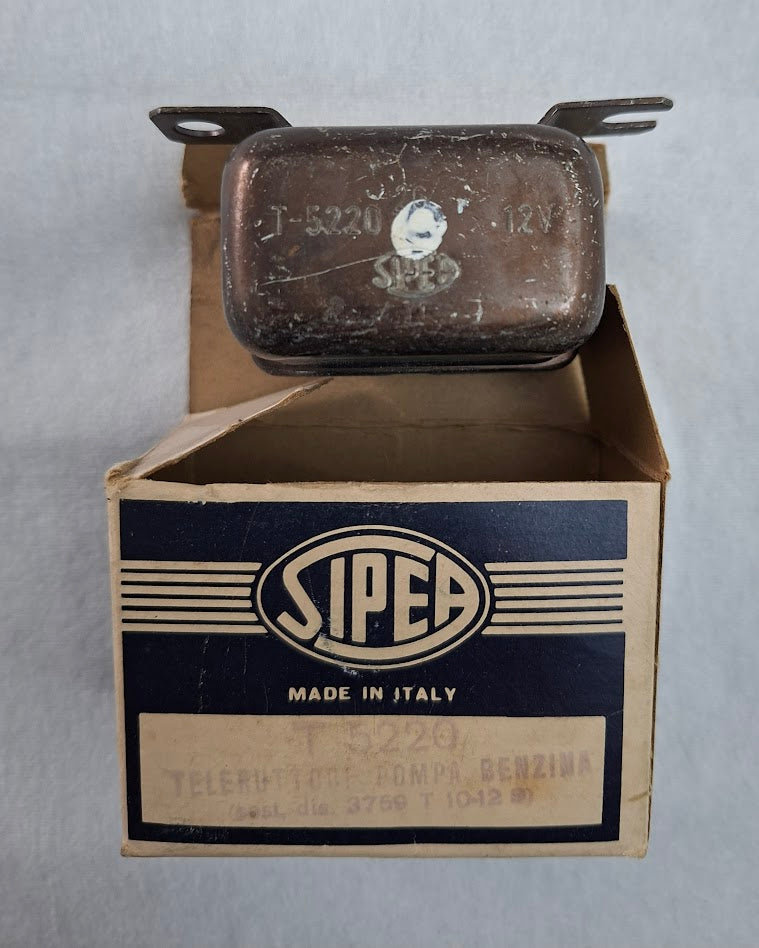 Benzinpumpenrelais, Neuteil (NOS), Fiat Dino, Sipea T-5220, in Originalverpackung