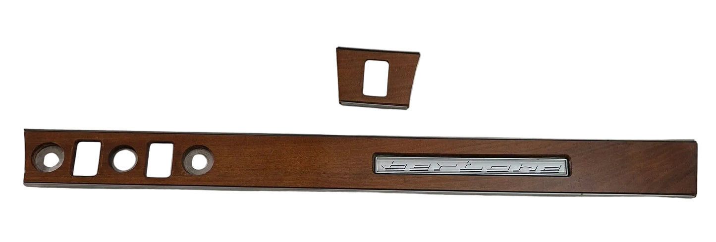 Holzverkleidung Armaturenbrett Fiat Dino Coupé 2400, Original in sehr gutem Zustand