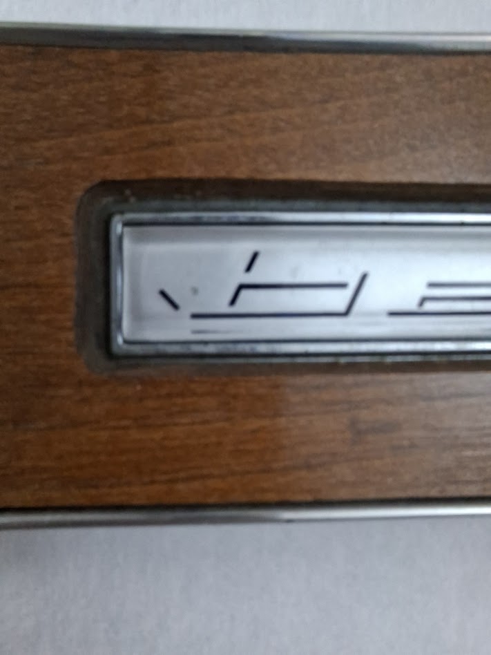 Holzverkleidung Armaturenbrett Fiat Dino Coupé 2400, Original in sehr gutem Zustand