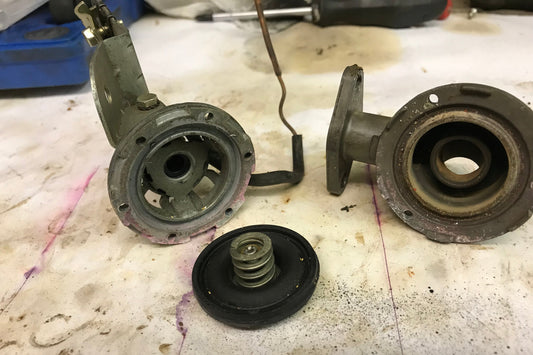 Heizungsventil Fiat Dino 2400 überholen