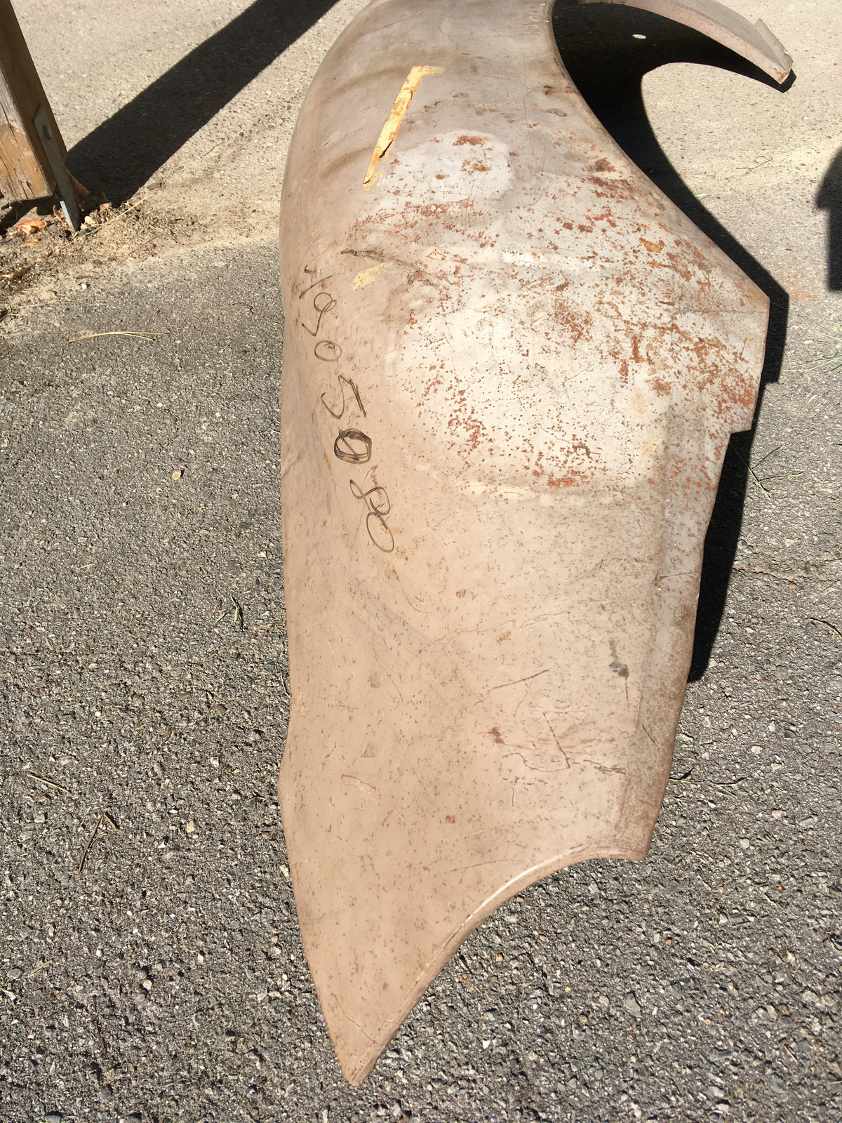 Front fender left, Fiat Dino Spider 2400, New/NOS
