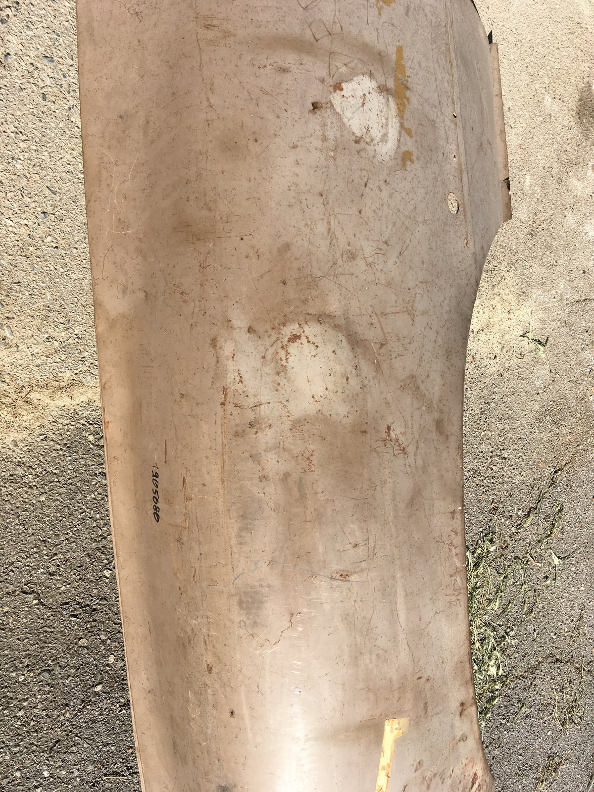 Front fender left, Fiat Dino Spider 2400, New/NOS